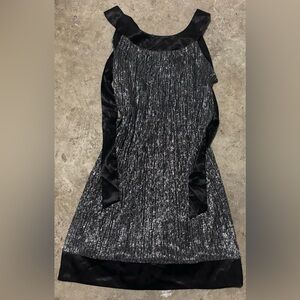Enfocus Petite black mini dress .